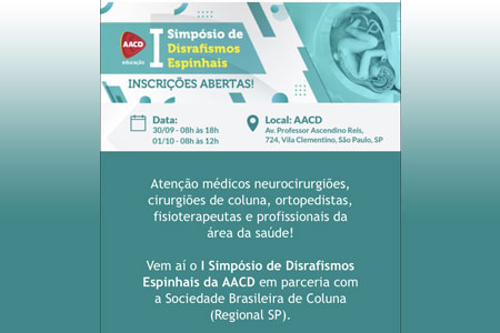 1º Simpósio de Disrafismos Espinhais
