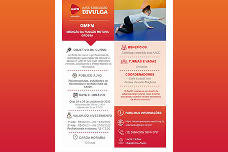 AACD - GMFM Medição da Função Motora Grossa